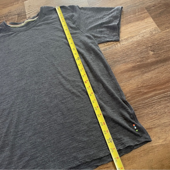 Smartwool men’s wool blend fitted gray shirt Large - Picture 6 of 9